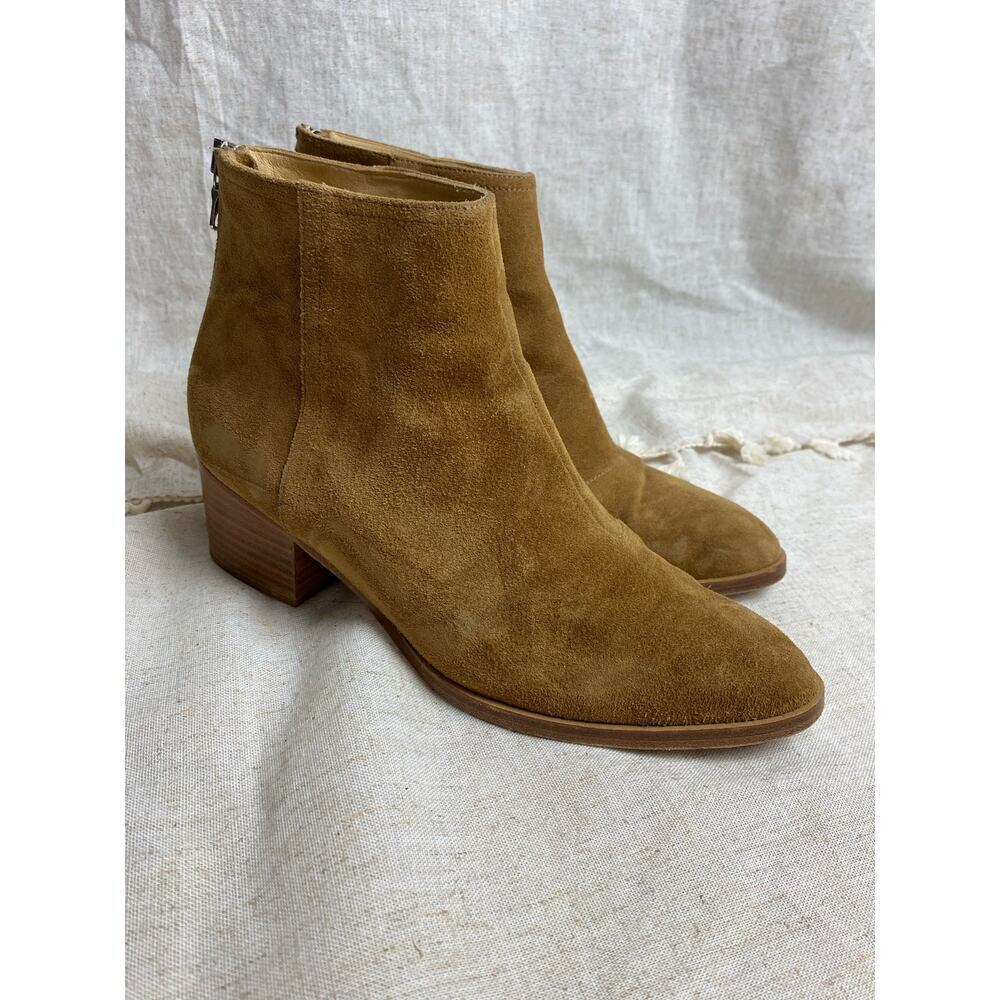 Rag & Bone Brown Suede Heeled Ankle Boots Size 9